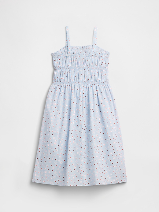 Image number 2 showing, Kids Print Smocked Midi Dress