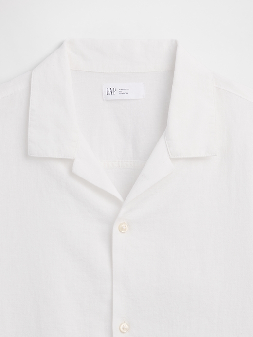 Image number 4 showing, Linen-Blend Vacay Shirt in Standard Fit