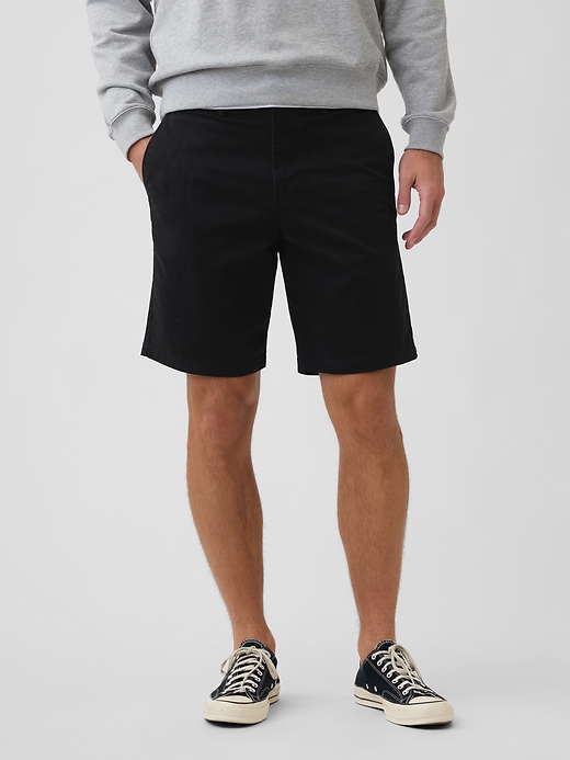 Image number 3 showing, 9" Essential Khaki Shorts
