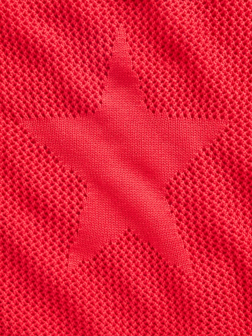 Image number 3 showing, Kids Relaxed Crochet Crewneck Sweater