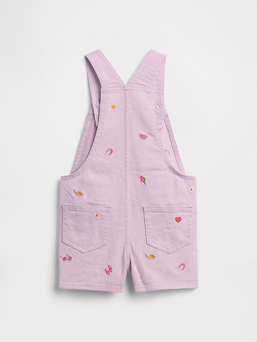 Image number 2 showing, babyGap Embroidered Denim Shortalls