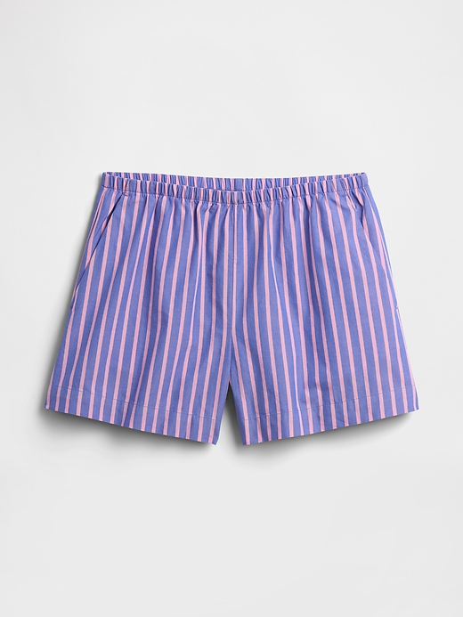 Image number 7 showing, Relaxed Pull-On Poplin Shorts