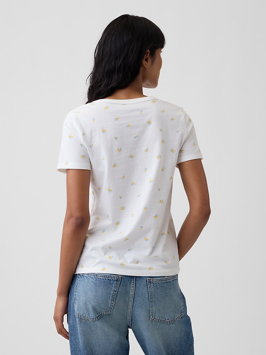 Image number 2 showing, Favorite Print V-Neck T-Shirt