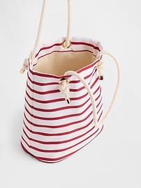 Stripe Nylon Bucket Bag | Gap Factory