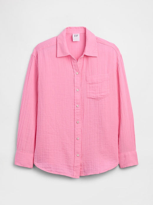 Oversized Shirt in Gauze | Gap Factory