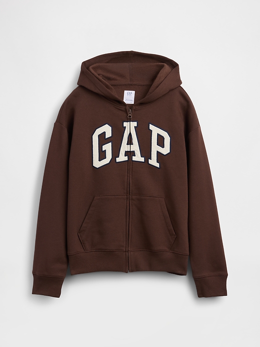 Image number 3 showing, Kids Relaxed Gap Logo Zip Hoodie