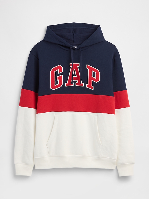 Image number 6 showing, Adult Relaxed Gap Logo Colorblock Hoodie