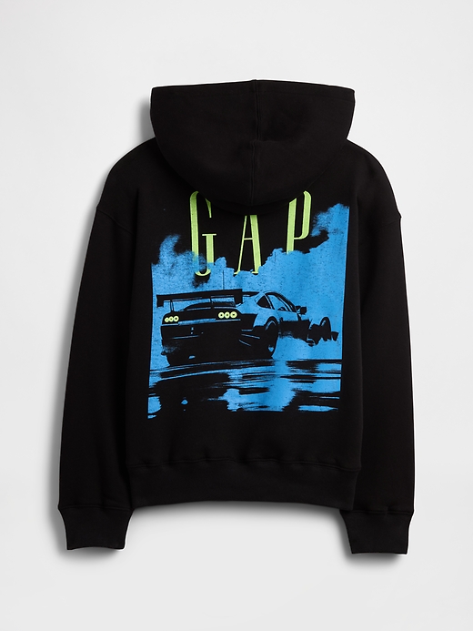 Image number 1 showing, Kids Relaxed Gap Graphic Hoodie