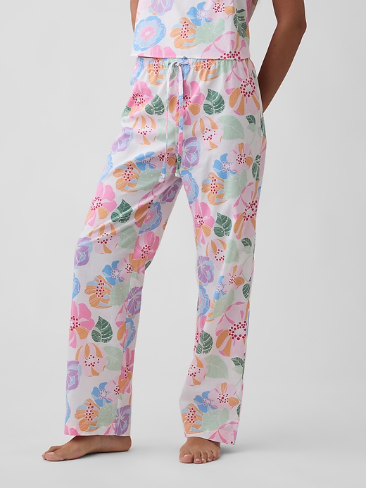 Image number 3 showing, Poplin PJ Pants
