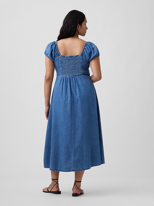 Image number 5 showing, Puff Sleeve Midi Dress