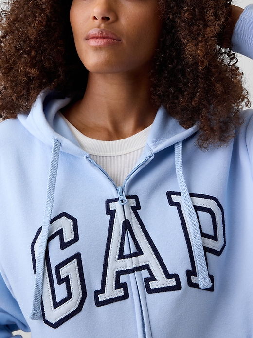 Image number 4 showing, Relaxed Gap Logo Zip Hoodie