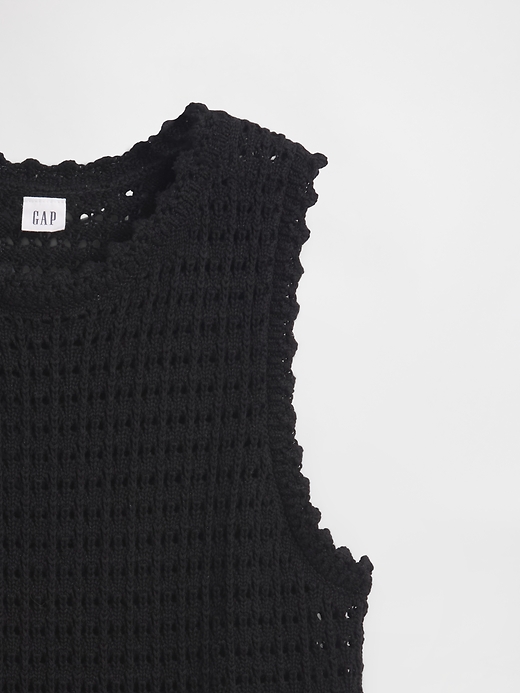 L'image numéro 4 présente Camisole crochetée