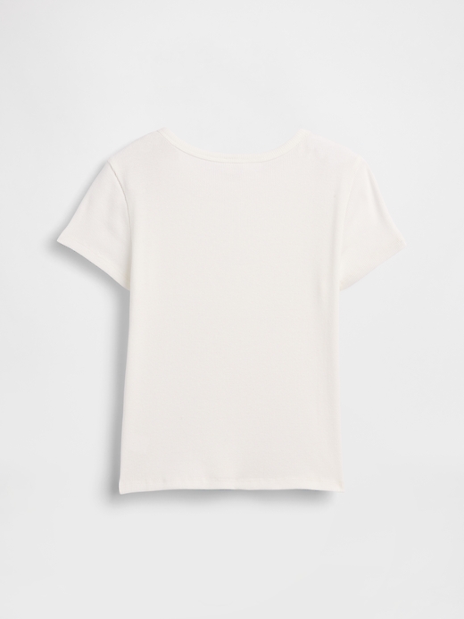 Image number 3 showing, Kids Ribbed Crewneck T-Shirt