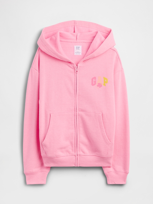 Image number 2 showing, Kids Relaxed Gap Logo Zip Hoodie