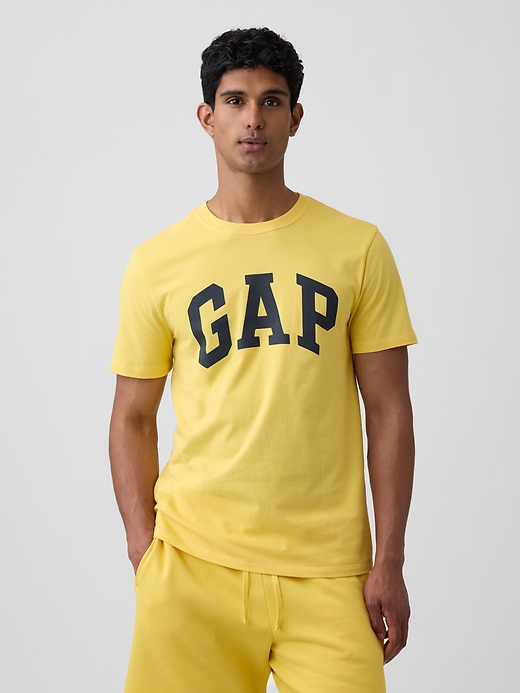 L'image numéro 1 présente T-shirt doux de tous les jours à logo Gap