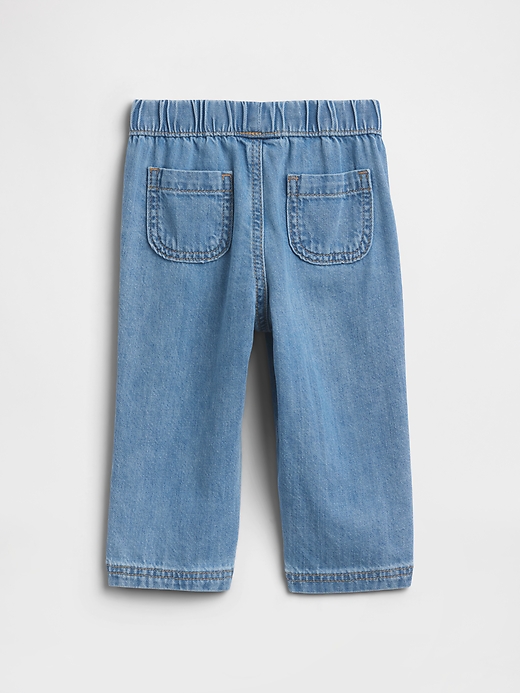 Image number 3 showing, Baby Pull-On Soft Denim Pants