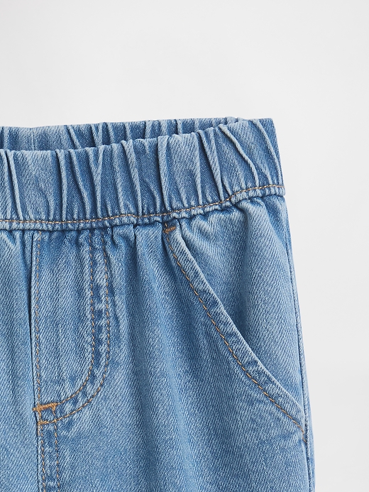 Image number 2 showing, Baby Pull-On Soft Denim Pants