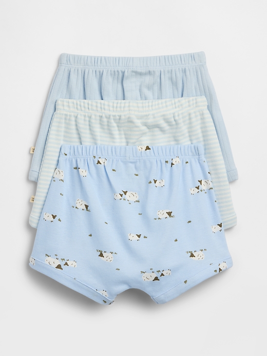 L'image numéro 3 présente Short à taille extensible pour Bébé (paquet de 3)