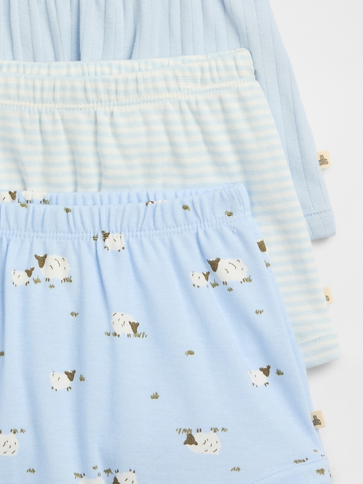 L'image numéro 2 présente Short à taille extensible pour Bébé (paquet de 3)