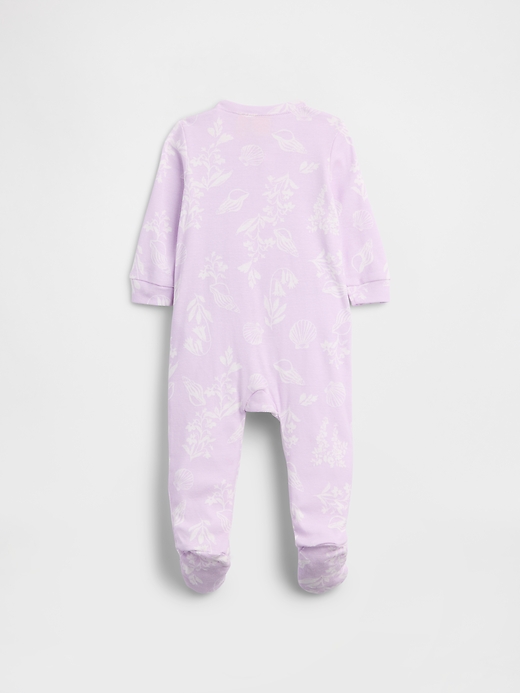 Image number 3 showing, Baby Print Two-Way Zip One-Piece