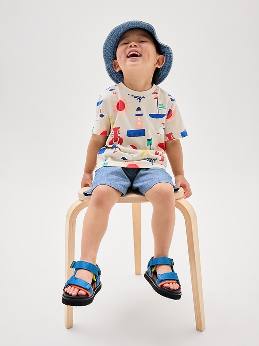 L'image numéro 4 présente T-shirt à motif babyGap