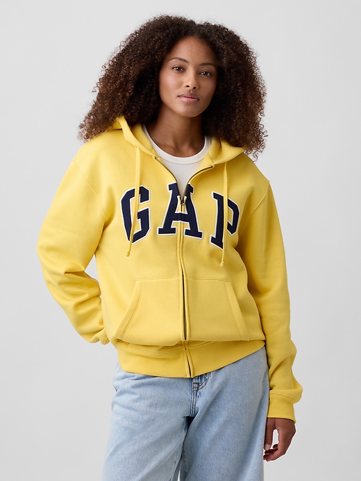 L'image numéro 4 présente Veste à capuchon décontractée à logo Gap pour Adulte