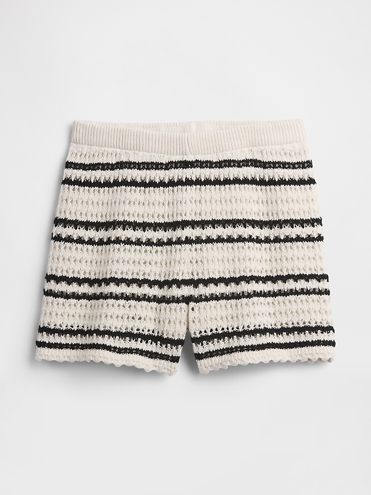 Relaxed Pull-On Crochet Sweater Shorts | Gap Factory