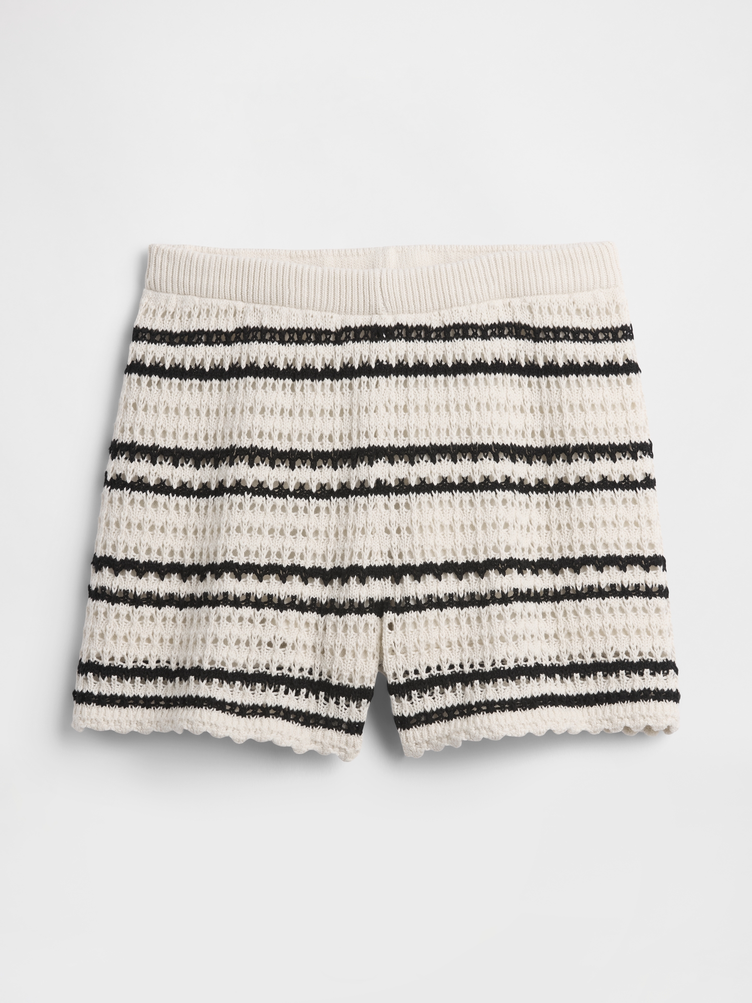 Relaxed Pull-On Crochet Sweater Shorts | Gap Factory