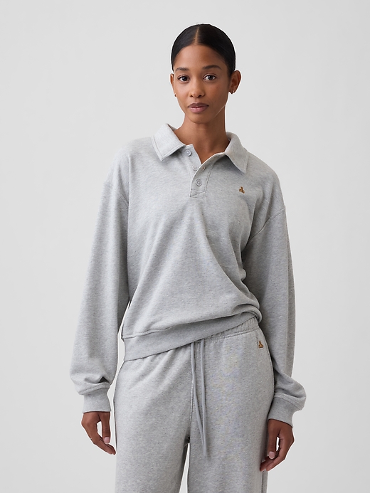 トップス Main story Polo Sweatshirt Relaxed Cropped Polo Sweatshirt | Gap Factory