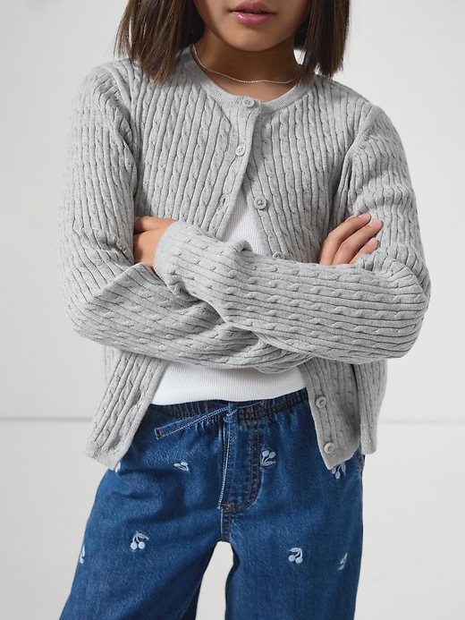 Kids Cable-Knit Cardigan | Gap Factory